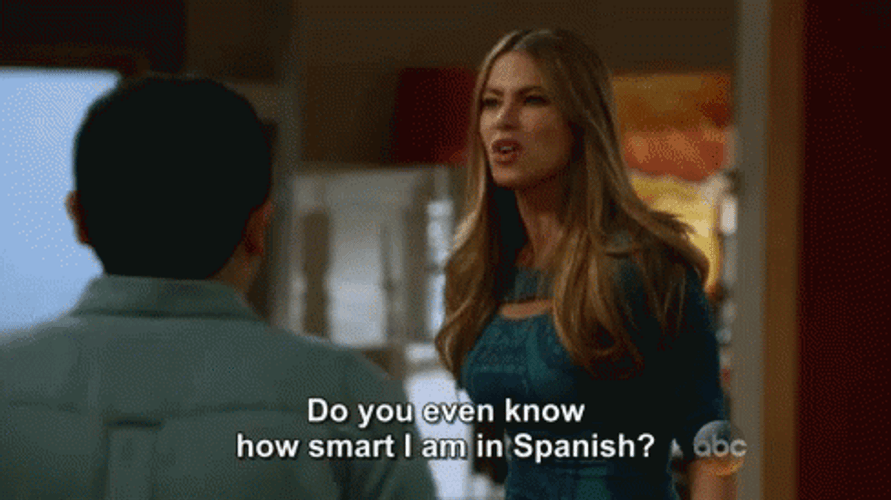 Arguing Sofia Vergara GIF