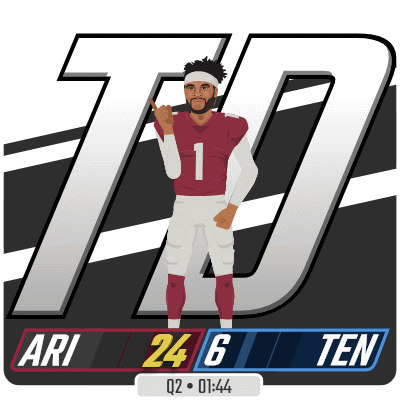 ARI 24 6 Ten Football Scoreboard