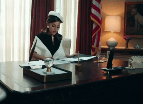 Ariana Grande As Madam President GIF