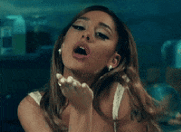 Ariana Grande Porn Gifs - Ariana Grande Blowing GIF | GIFDB.com