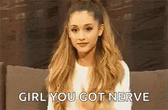 Ariana Grande Sitting on Couch