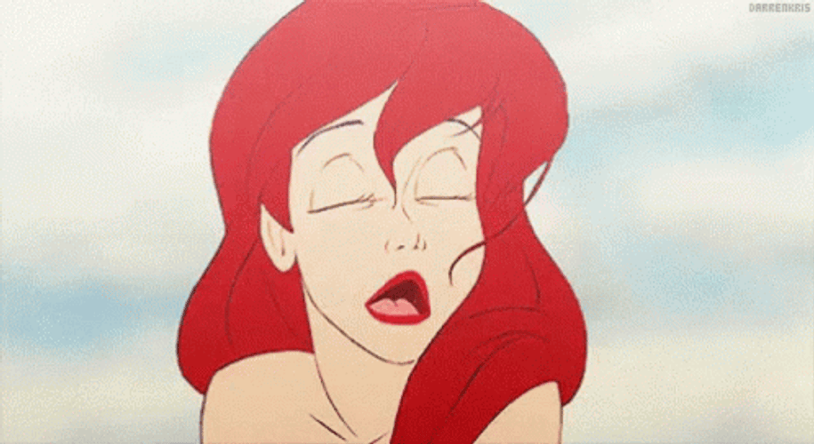 Ariel's Sigh Of Relief GIF