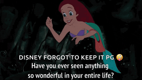 Ariel The Little Mermaid Gif GIF