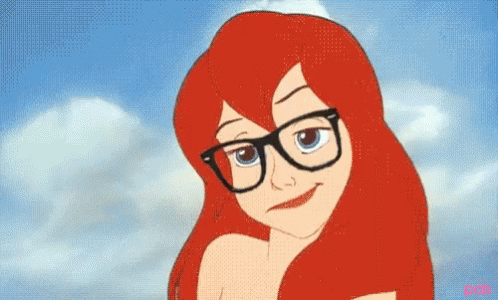 Ariel Thinking GIF