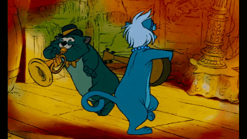 Aristogatos Dance Jazz Cats Dance Gif GIF