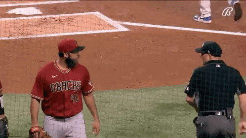 Arizona Baseball Player Running To Home Plate GIF