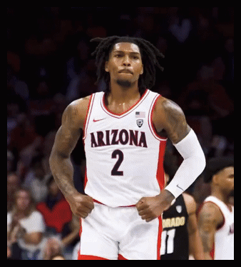 Arizona Basketball Player Number 2 Jersey GIF