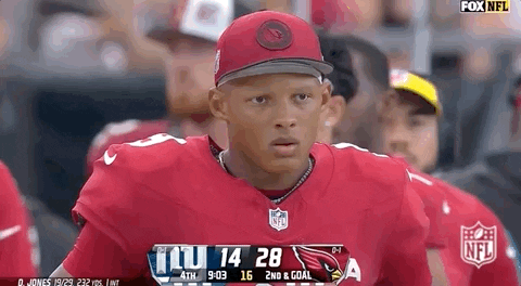 Arizona Cardinals Joshua Dobbs Zoomed In GIF