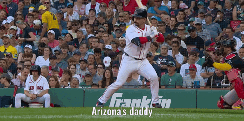Arizona's Daddy Written on Baseball Field