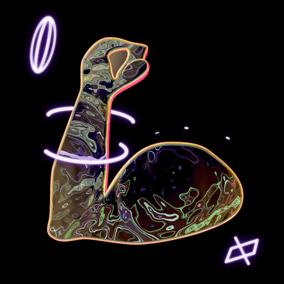 Arm Biceps Muscle Growth Animation GIF