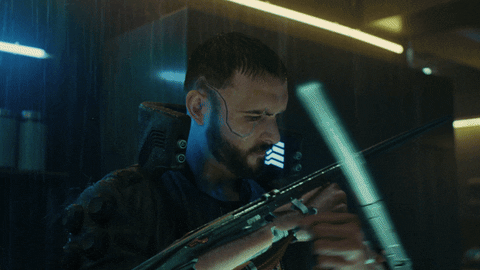 Arm Blade Sliced Pineapple Into Half GIF