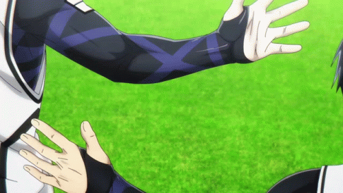 Arm in Blue and Black Plaid Shirt