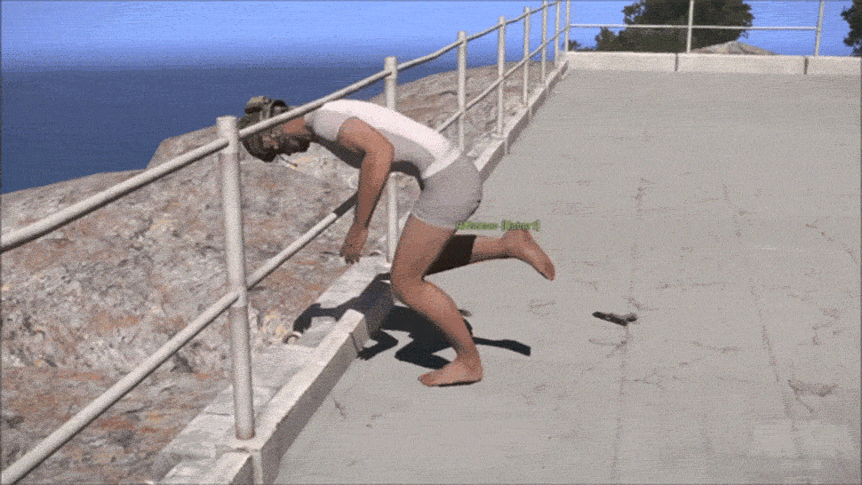 Arma 3 Dash Head Rail GIF