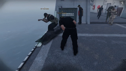 Arma 3 Gameplay Man Overboard GIF
