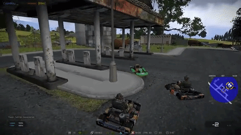 Arma 3 Physics Collision Fly GIF
