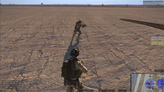 Arma 3 Player Glide Animation GIF