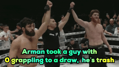 Arman Grappling Draw Trash