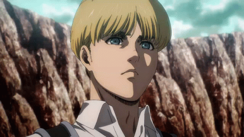 Mature Armin Arlert Talking GIF