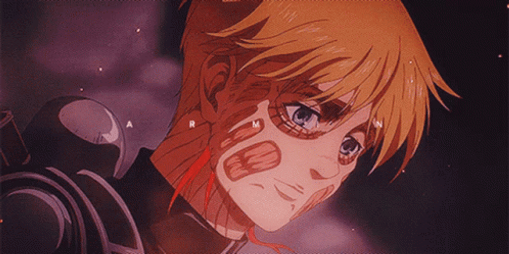 Armin Arlert After Colossal Titan Transformation GIF