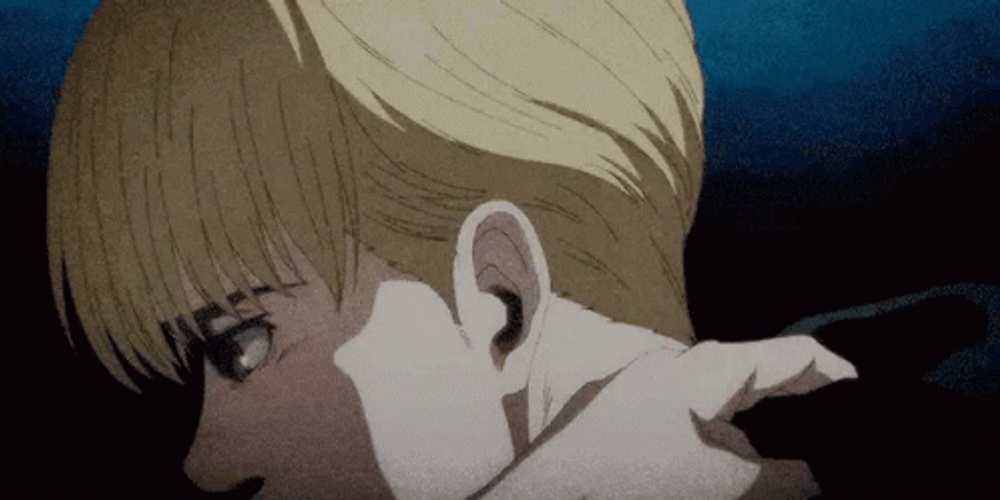 Armin Arlert Transforming In Front Of Soldiers GIF