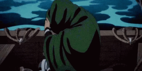 Armin Arlert Wearing Cloak GIF