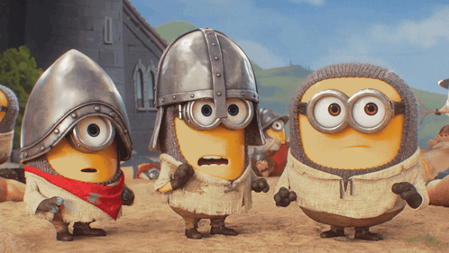 Armored Minions In Field GIF