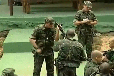 Army Water Drill GIF