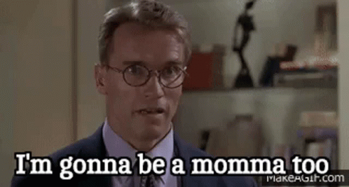 Arnold Schwarzenegger Pregnant Belly GIF