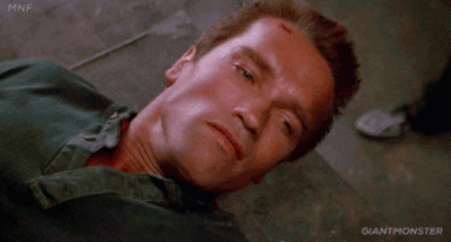 Arnold Schwarzenegger On The Ground GIF