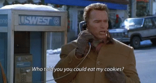 Arnold Schwarzenegger Talking At The Phone GIF
