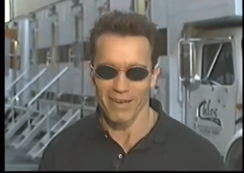 Arnold Schwarzenegger Is Ballsy With Cigar GIF