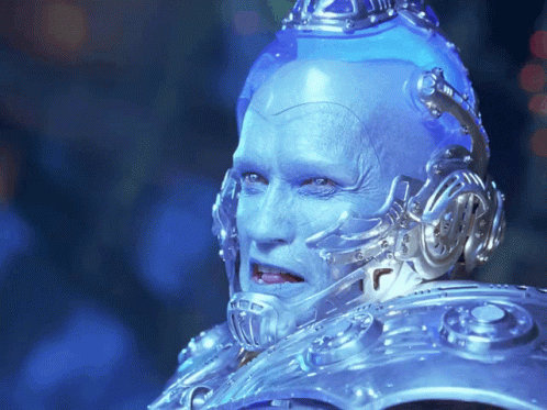 Arnold Schwarzenegger As Mr. Freeze GIF