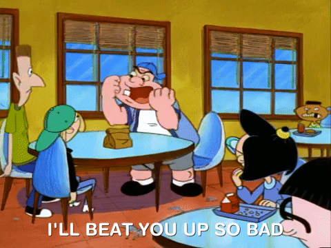 Arnold Friend Says I'll Beat You Up GIF