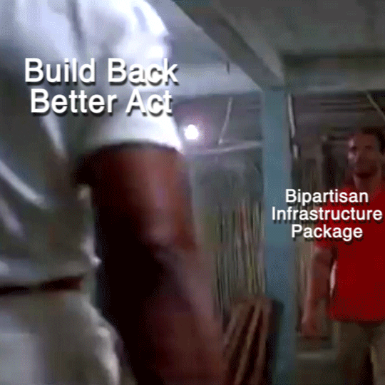 Arnold Handshake Build Back Act GIF