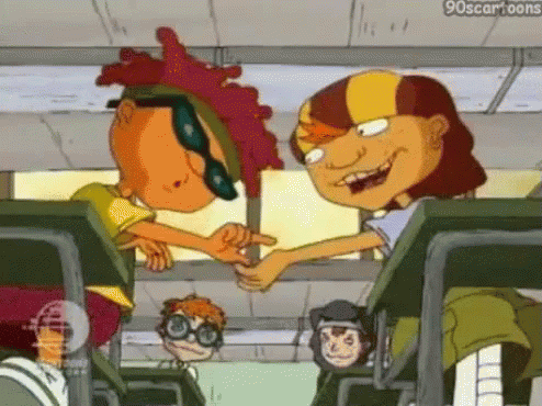 Arnold Handshake Rocket Power GIF