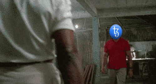 Arnold Handshake With Filter Face GIF