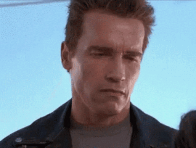 Arnold Schwarzenegger Cringe GIF