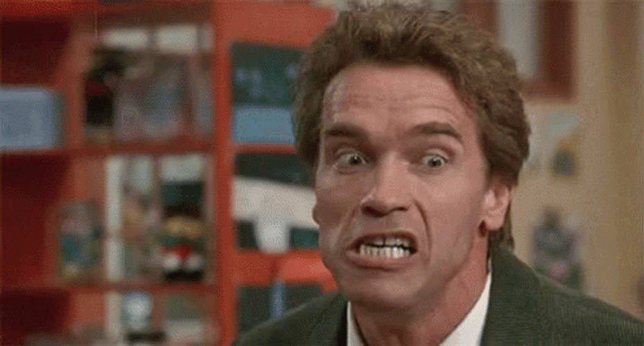 Arnold Schwarzenegger Shut Up GIF