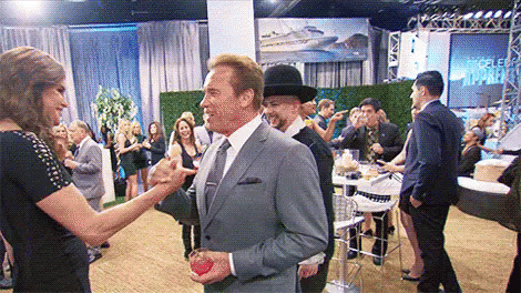 Arnold Schwarzenegger With Caitlyn Jenner GIF