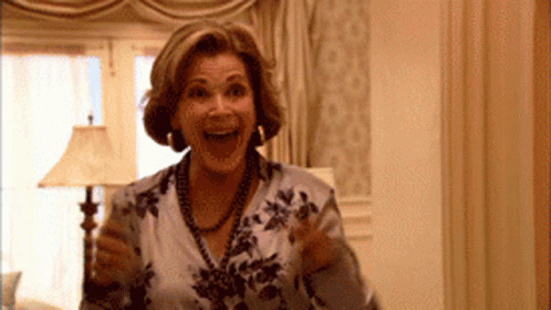 Arrested Development Jessica Walter Celebrating GIF