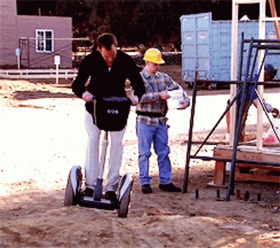 Arrested Development Gob Bluth Segway Ride GIF
