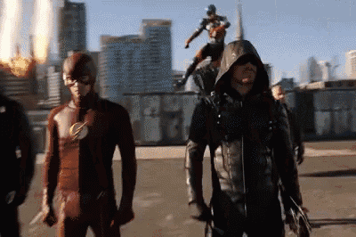Arrow Supergirl Gif GIF