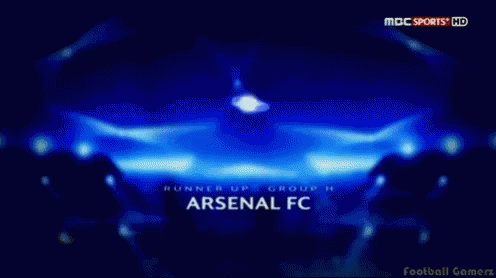 Arsenal FC Logo on Dark Blue