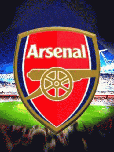 Arsenal Soccer Team Logo with Cannon