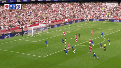 Arsenal vs Chelsea Soccer Game in Deel Stadium