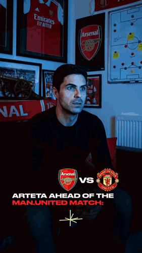 Arsenal vs Manchester United Soccer Game on TV