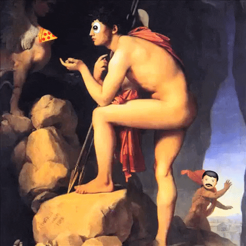 Art Farting In Museum GIF