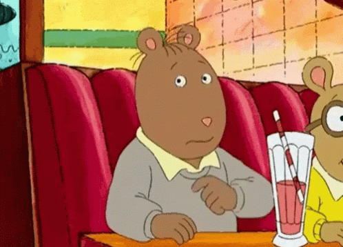 Arthur Brain Drinking Iced Tea GIF