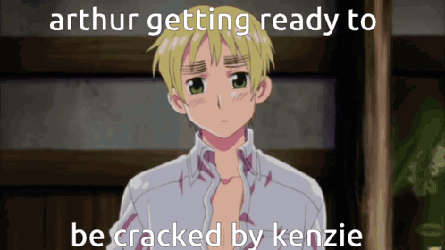 Arthur Getting Ready To Be Cracked By Kenzie GIF