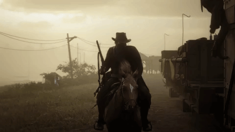Arthur Morgan Escaped Rdr2 GIF